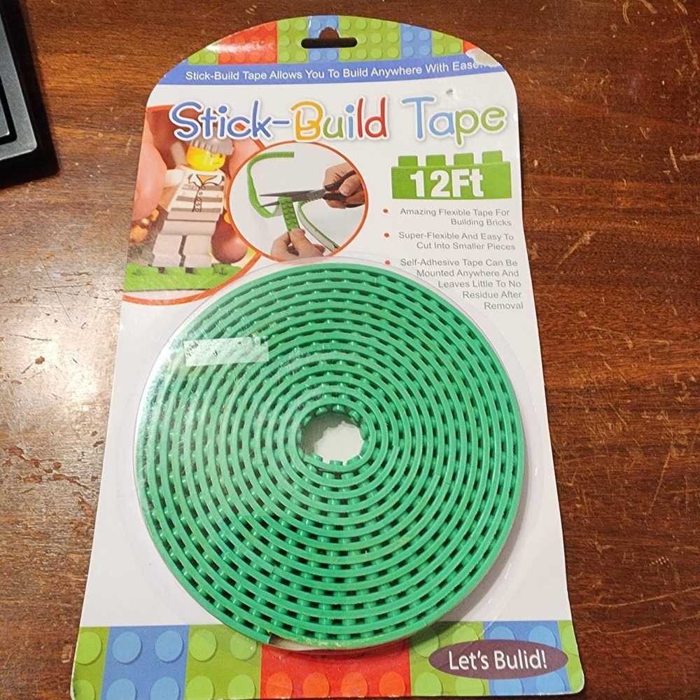 Stick-build Tape for Legos and other building blocks, Toys, Kids Activities